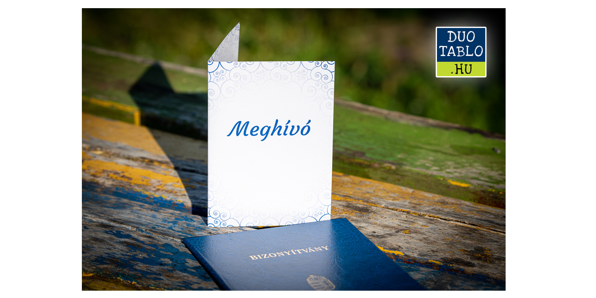 Szalagavató meghívó saját fotóval